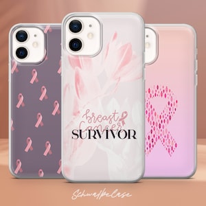 Étui de protection contre le cancer du sein pour la santé des femmes pour iPhone 16e, 15, 14, 13, 12, XR, SE, Pixel 9 Pro, 8, 7A, Samsung S25 edge, S24 FE, A71, A36