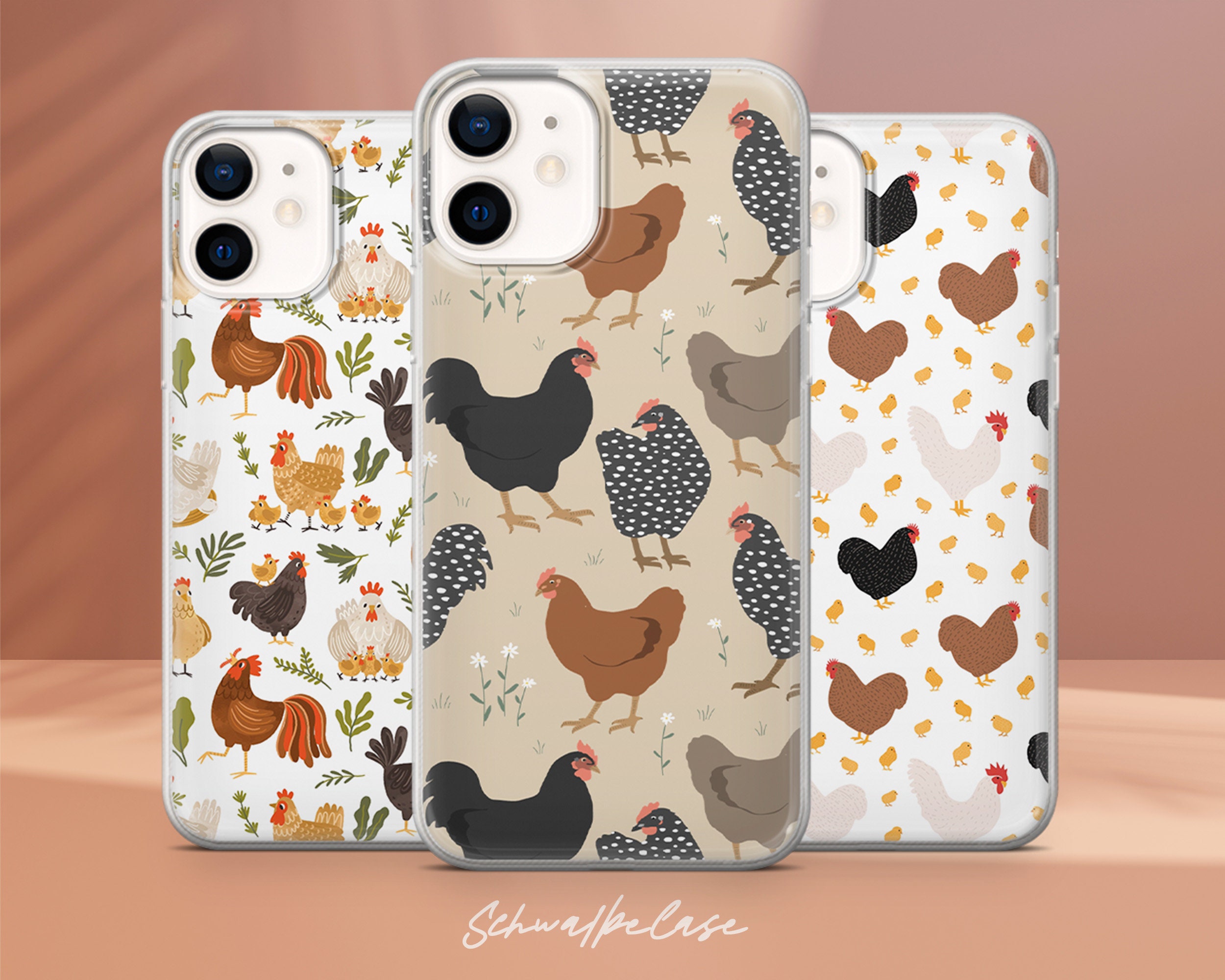 Cute Chicken Phone Case Hen Rooster Art Cover for iPhone 16e, 15, 14, 13, 12, XR, SE, Pixel 9 Pro, 8, 7A, Samsung S25 Edge, S24 FE, A71, A36 - Etsy Cute Chicken Phone Case Hen Rooster Art Cover for iPhone 16e, 15, 14, 13, 12, XR, SE, Pixel 9 Pro, 8, 7A, Samsung S25 Edge, S24 FE, A71, A36 - Etsy