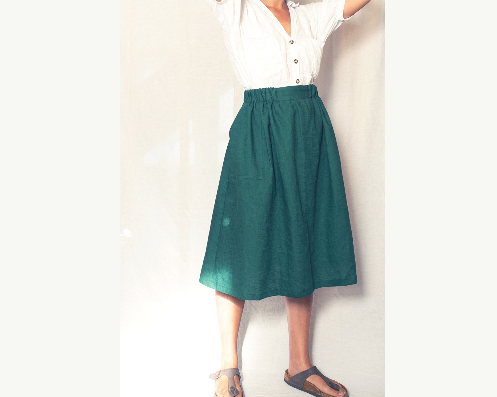 RITA Skirt - Digital Pdf Pattern - Women Easy Fit Skirt