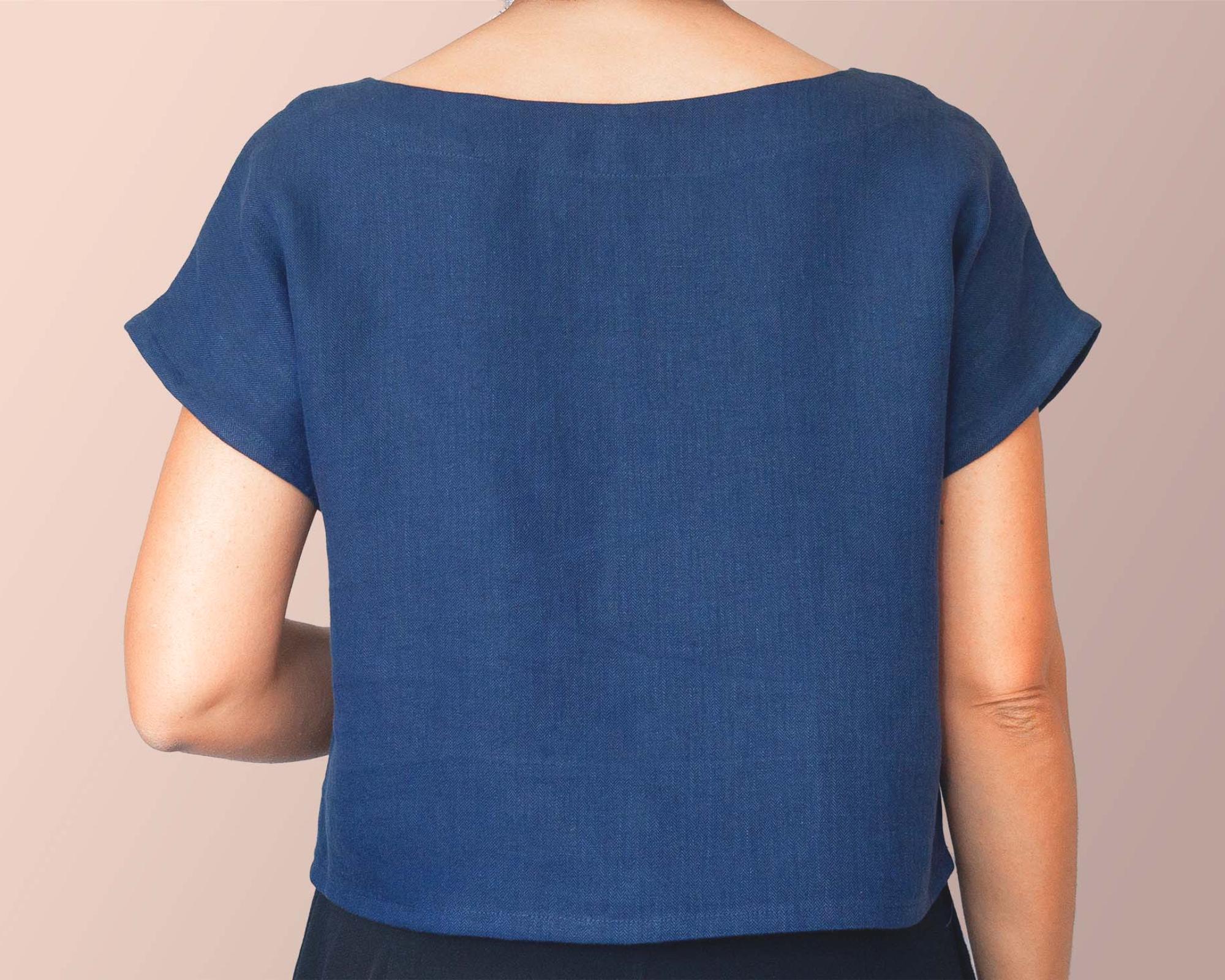 Jas Basic Boxy Top Sewing Pattern: Beginner-friendly Blouse (pdf ...