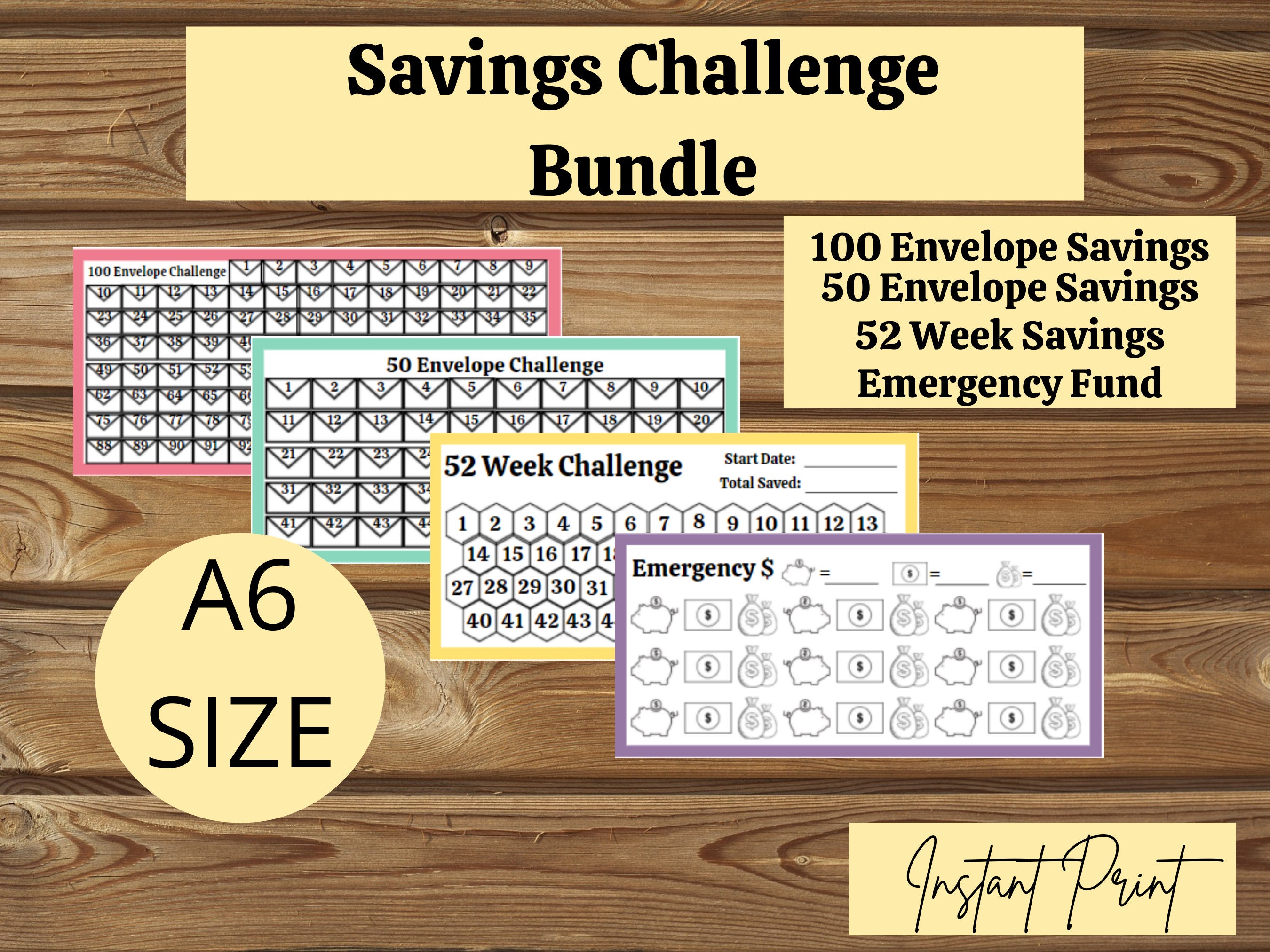 Classeur d'épargne - Défi d'épargne de 52 semaines, Classeur de défi  d'épargne de 52 semaines avec enveloppes de caisse, budget d'organisateur d' argent réutilisable