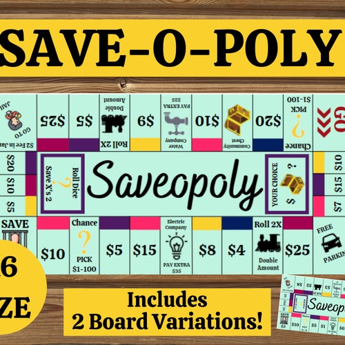 Saveopoly Savings Challenge Printable Fits A6 Cash Envelopes Etsy saveopoly-savings-challenge-printable-fits-a6-cash-envelopes-etsy