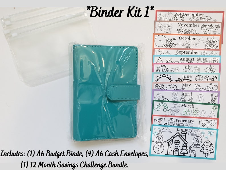 A6 Budget Binder Kit A6 Budget Binders Budget Binders With - Etsy