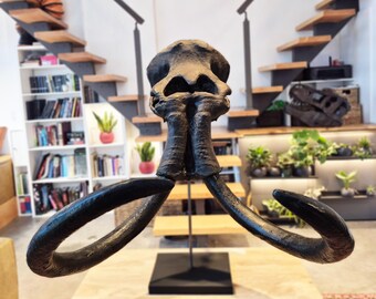 実物大のマンモスの頭蓋骨の彫刻 - Etsy 日本