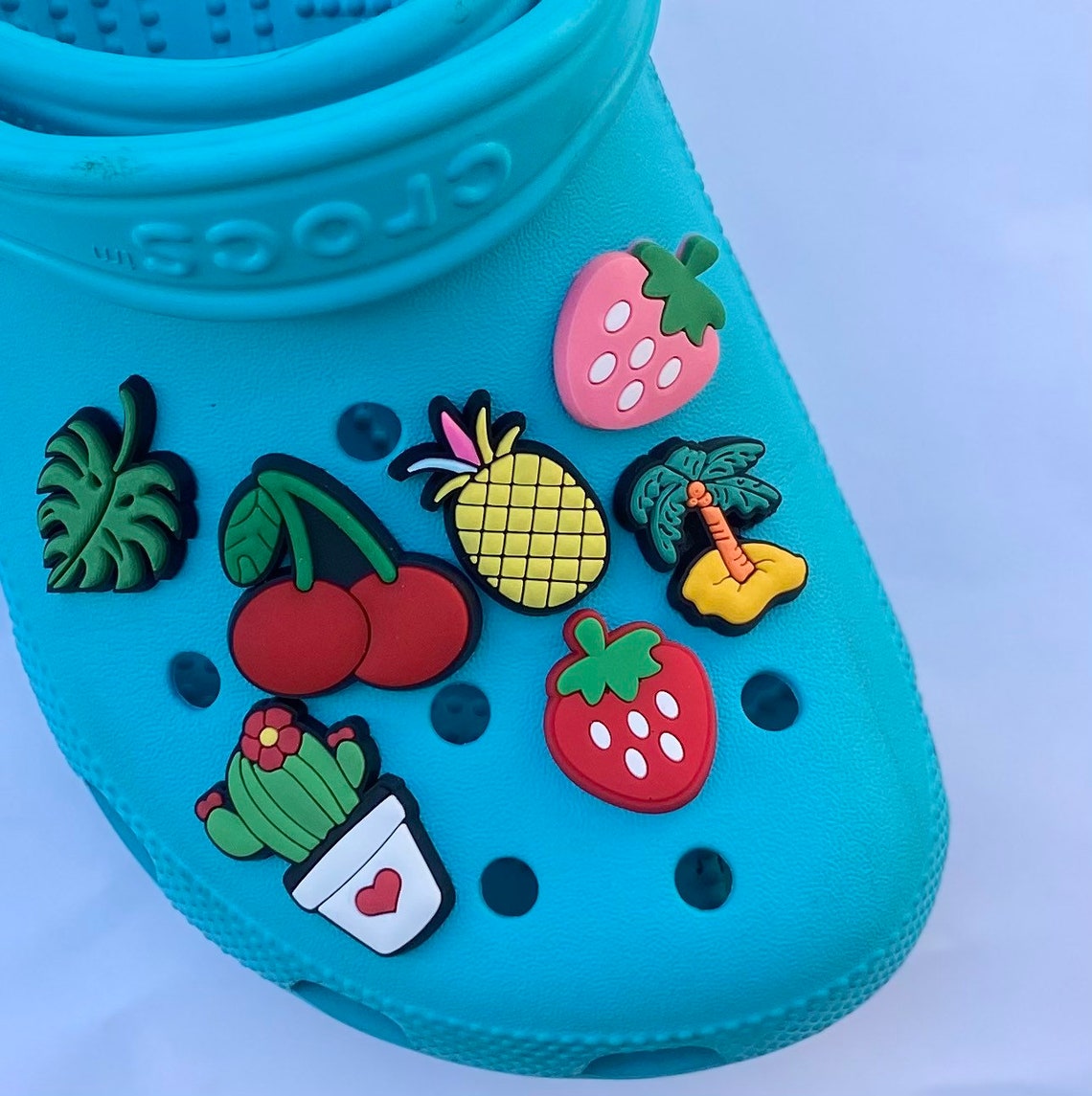 Fruit croc charms accessories for croc shoes and silicone Etsy