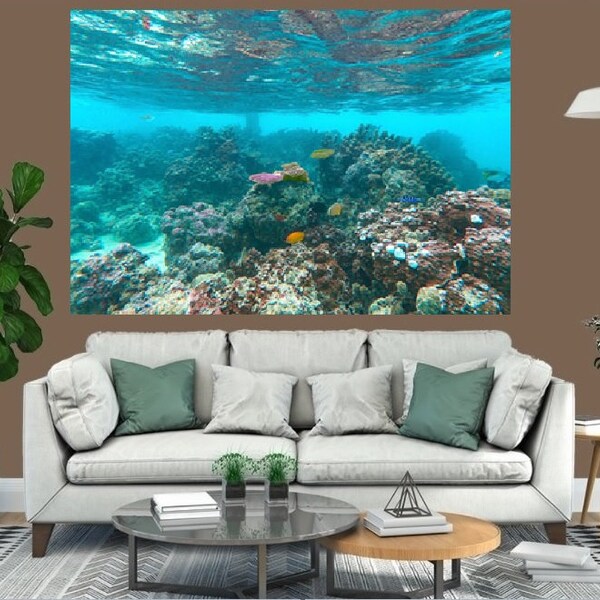 Coral Reef Art Etsy