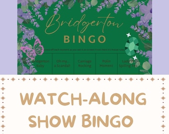 Bridgerton Season 3 Watch Party Bingo: 16 Unique Prefilled Cards