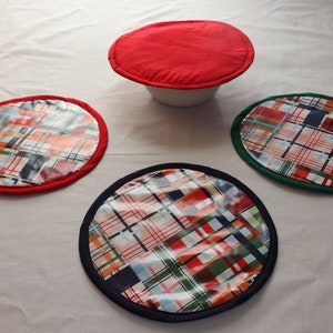 Fabric Microwave Spatter Guards - Handmade