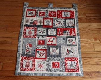 Quilted Advent Calendars #1-Scandi Theme-Handmade