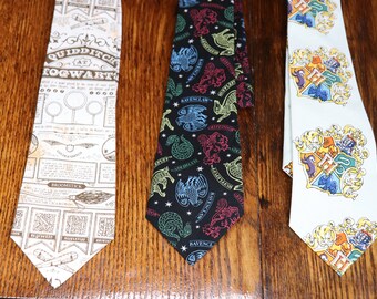 Harry Potter Neckties NEW ONES- Handmade