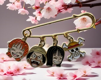 Broche de personajes de One Piece