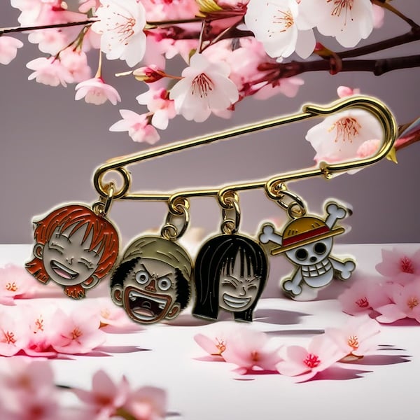 One Piece Characters Brooch