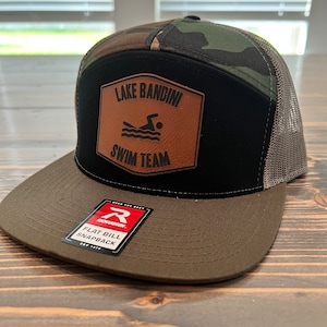 Lake Bandini Swim Team Leather Patch Richardson Hat