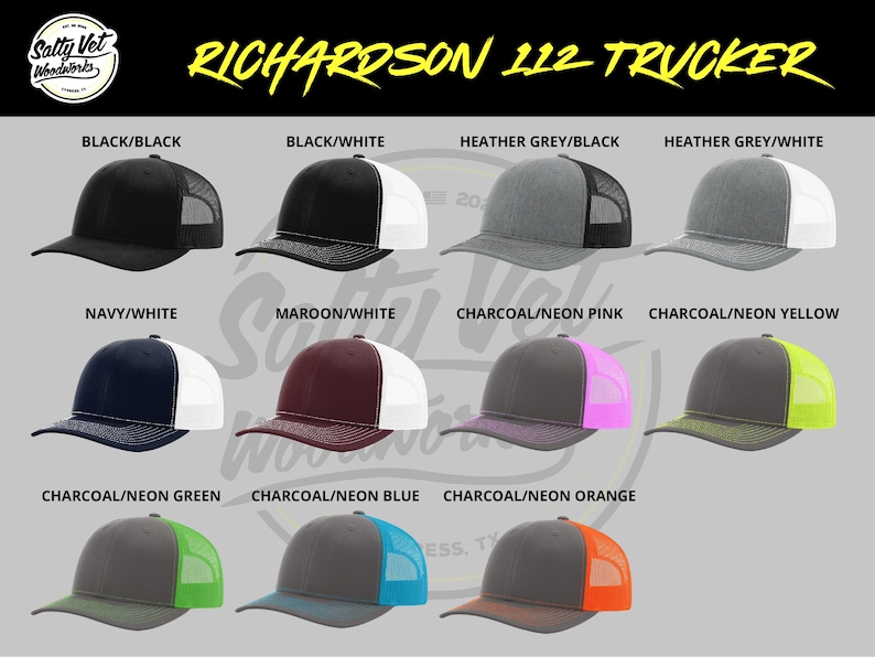 USMC 0311 Rifleman Leather Patch Richardson Trucker Hat - Etsy