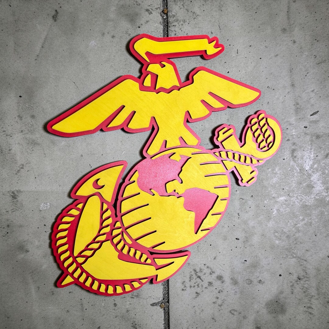 USMC EGA Wooden Wall Sign - Etsy