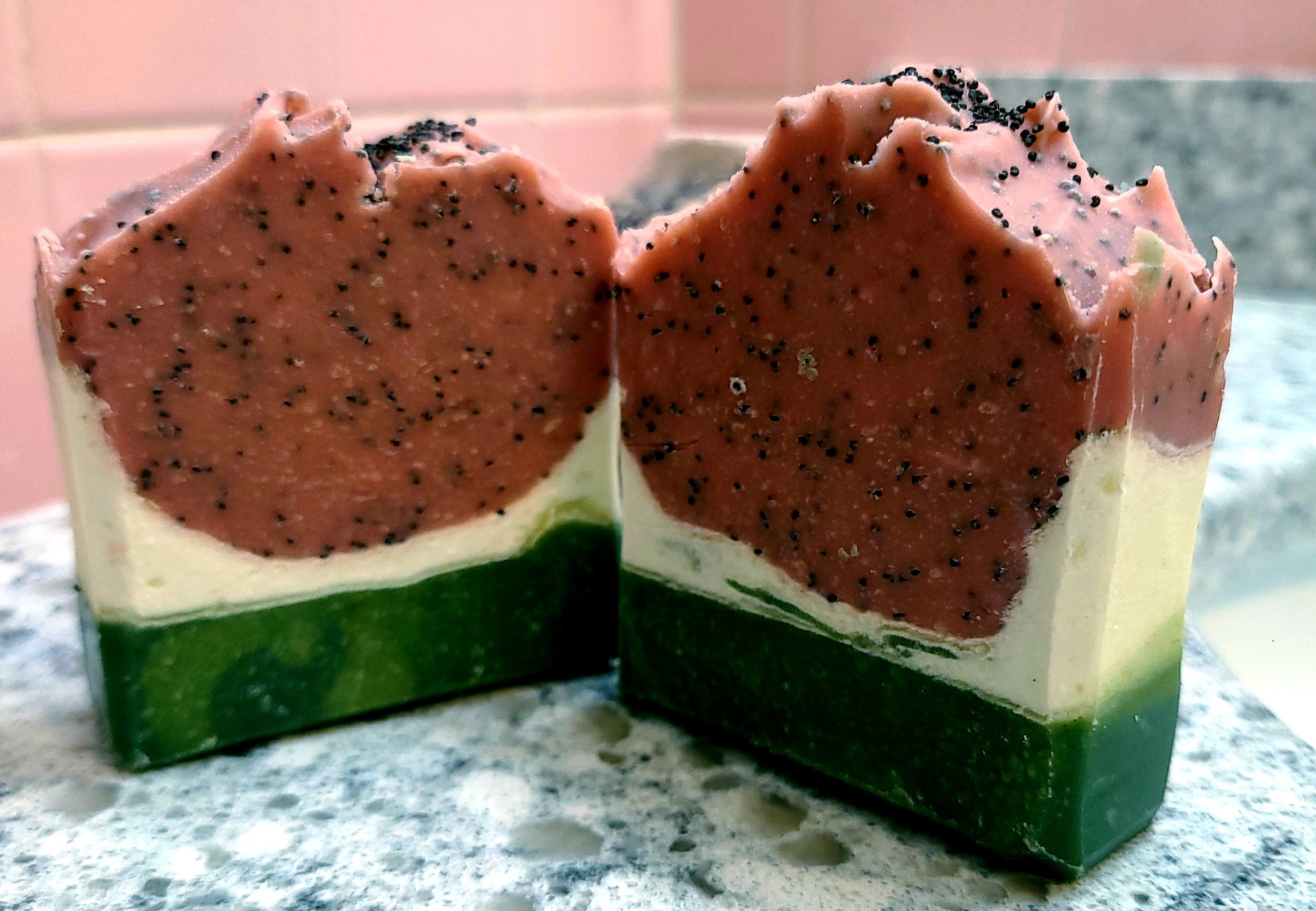 Very Watermelony Bar Soap Etsy