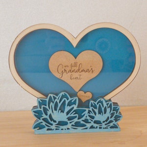 Personalized Mother or Grandmother wood plaque. Grandchildren, children, mothers day birthday memorabilia