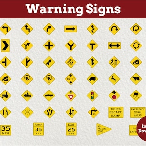 Panneaux de signalisation des États-Unis, panneaux de signalisation d&#39;apprentissage, panneaux d&#39;avertissement des États-Unis svg, panneaux de signalisation comportement, panneaux de signalisation svg, signaux routiers, téléchargement imprimable