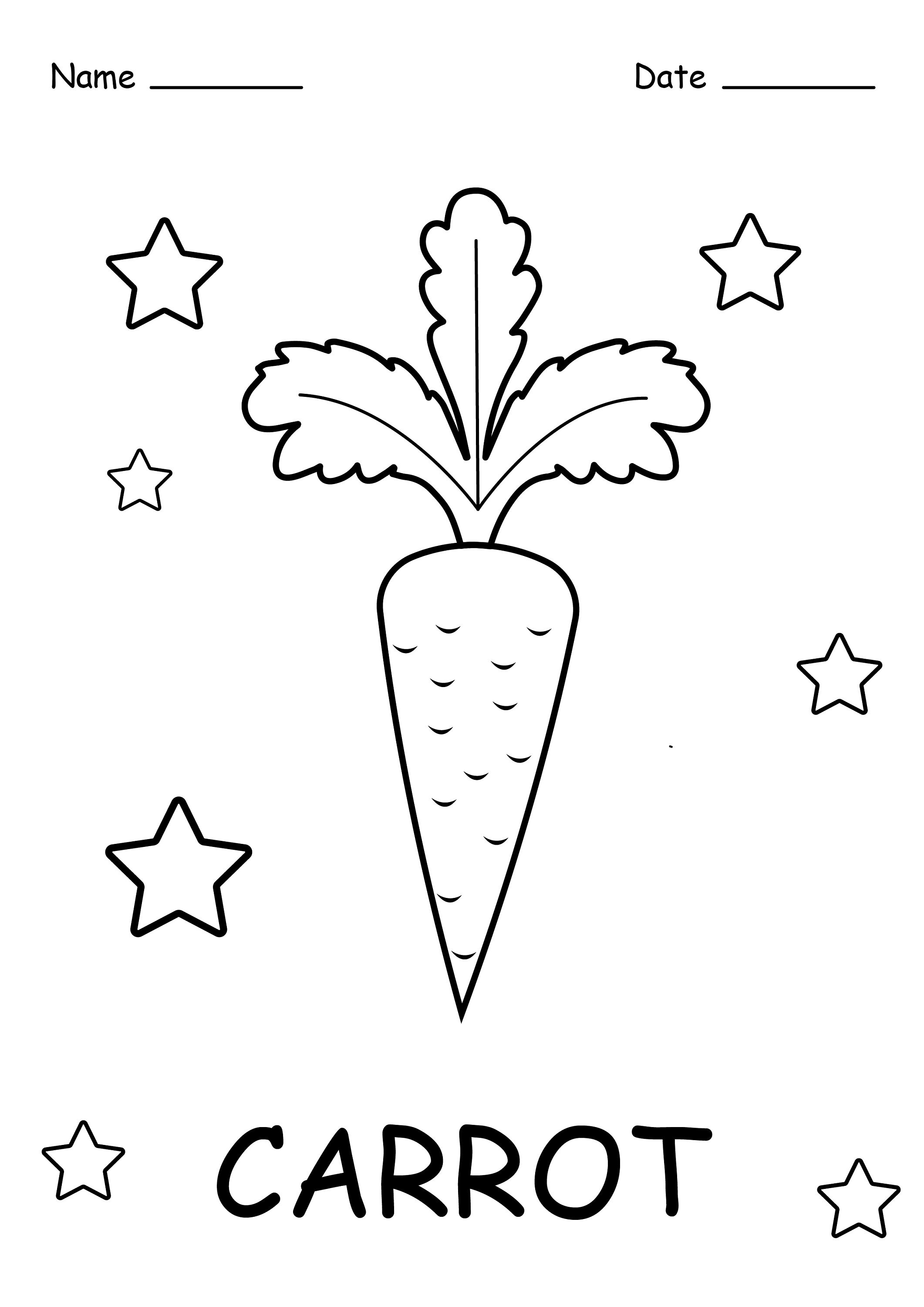 15 vegetable coloring pages printable 15 vegetable activity etsy