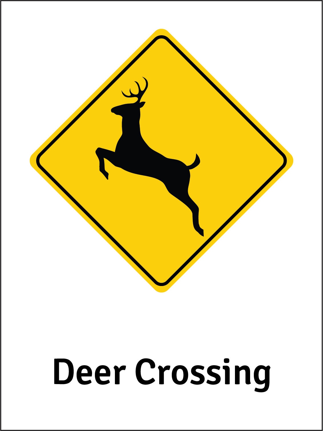 USA Traffic Signs, Road Signs Test Flash Cards, USA Warning Signs ...