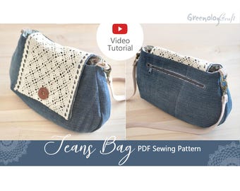 Mini Backpack Sewing Pattern, PDF digital sewing pattern with YouTube tutorial | Corduroy backpack | Daily bag | DIY
