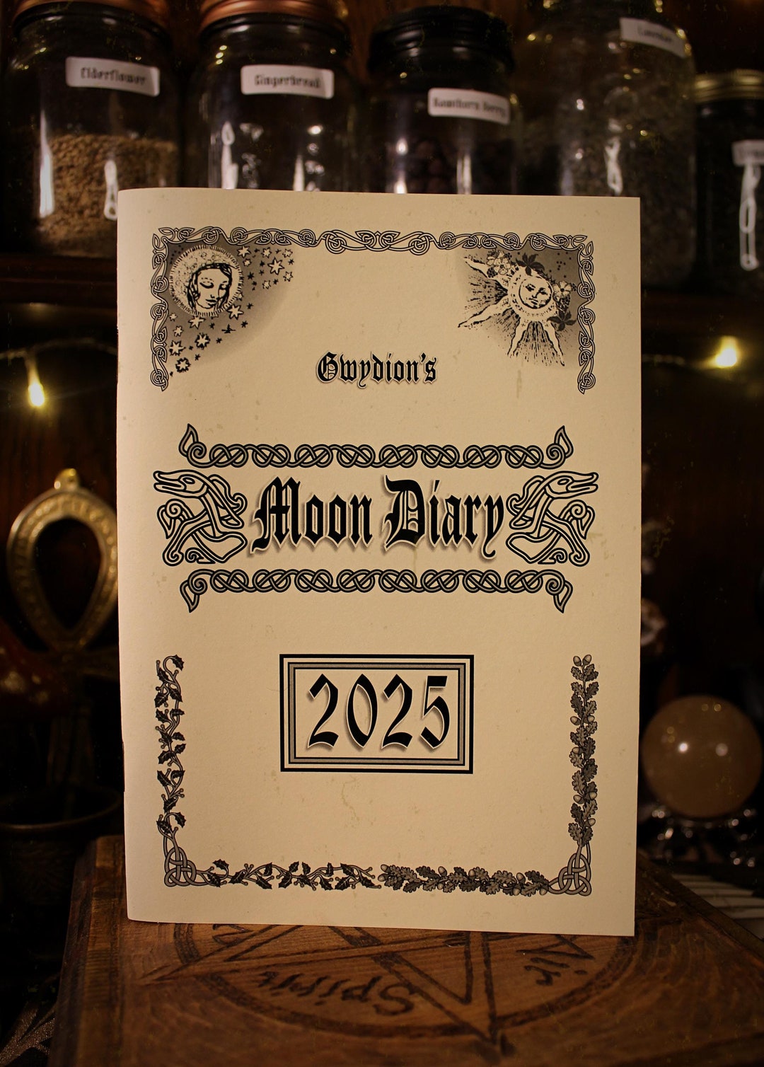 Gwydion's Moon Diary 2025 Etsy UK