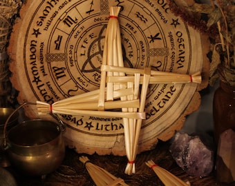 Handmade Brigid's Cross, Irish Home Protection, Imbolc Goddess