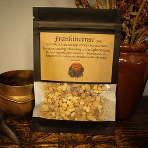 Frankincense Resin: Pure Boswellia Incense (30g)
