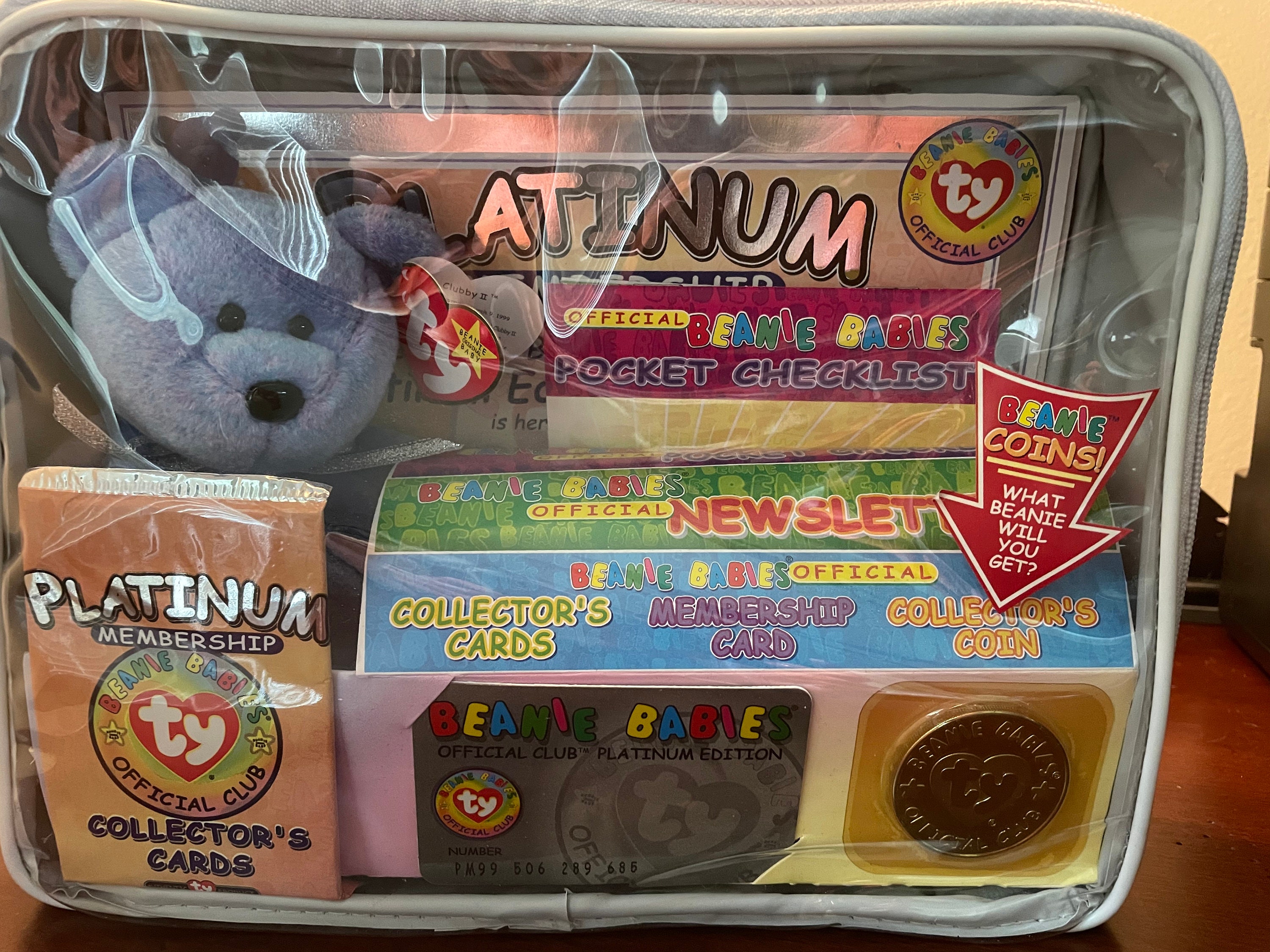 Platinum Beanie Babies Official Club Platinum Edition Etsy