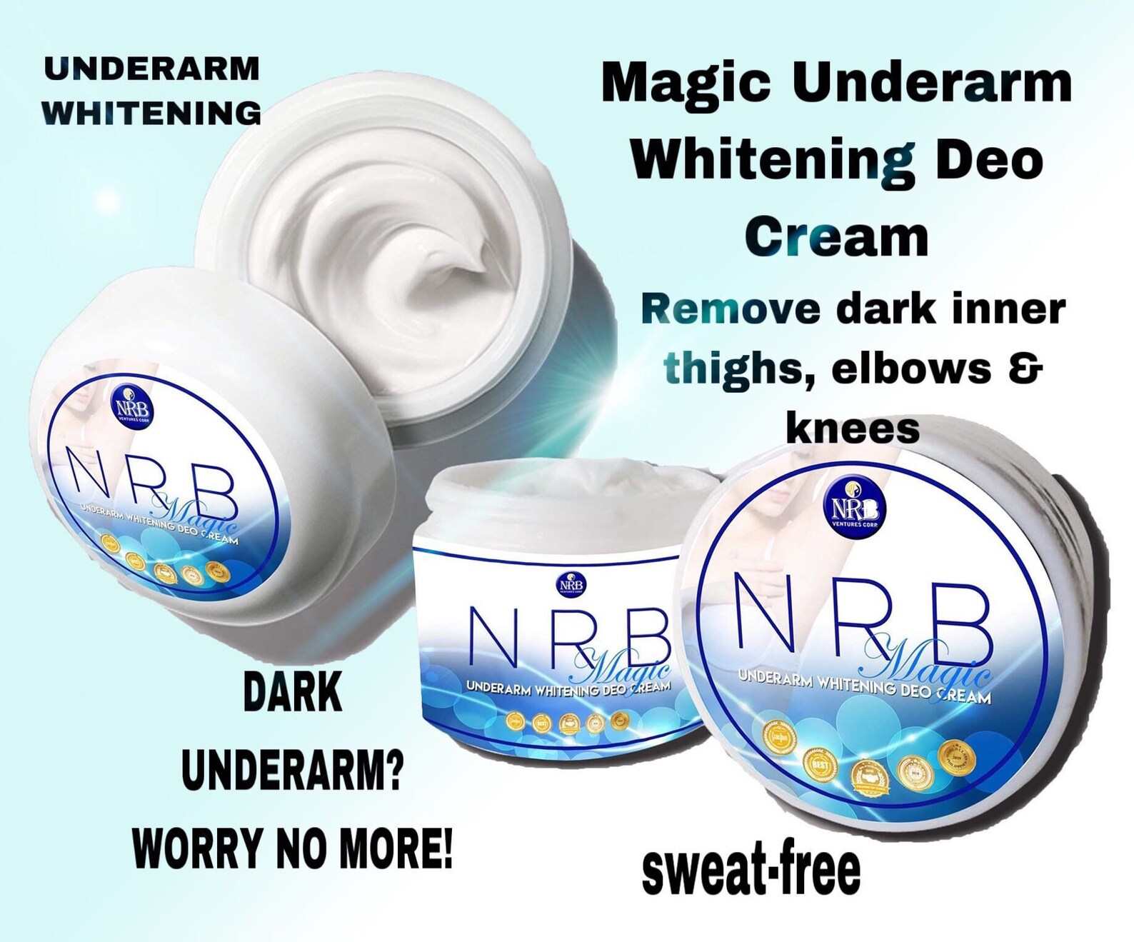 100 AUTHENTIC NRB Magic Underarm Bleaching Armpit Whitening Etsy