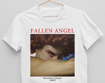 Fallen Angel T Shirt von Alexandre Cabanel, Vintage Ästhetisches T-Shirt Unisex T-Shirt