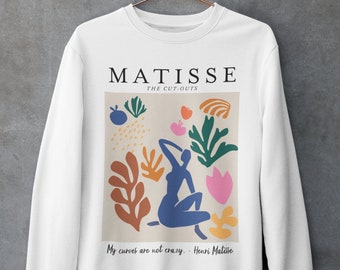 Sudadera Matisse, Recortes - Sudadera inspirada en Henri Matisse Dance, Sudadera Vintage Matisse