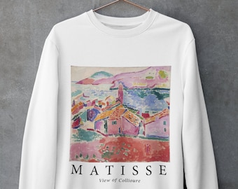 Henri Matisse View at Collioure Sweatshirt, Fine Art Sweatshirt, Vintage Famous  Art T-Shirt, Gift for art lover Sweatshirt