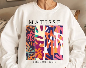 Sudadera de Henri Matisse, para aficionados a la pintura de Matisse, amantes del arte, La Gavilla, Matisse abstracto, estampado minimalista, camiseta de arte estético