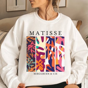 Henri Matisse Sweatshirt , Matisse Painting Fans , Art Lover , The Sheaf , Matisse Abstract , Minimalist Print ,Aesthetic Art Shirt