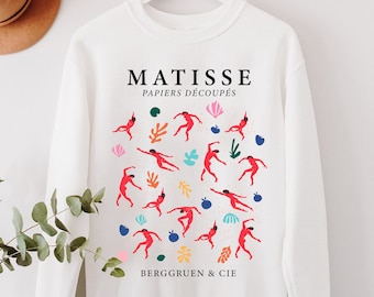 Matisse Sweatshirt, Cut outs - Human Figures, Henri Matisse Dance Inspiriertes Sweatshirt, Vintage Matisse Sweatshirt