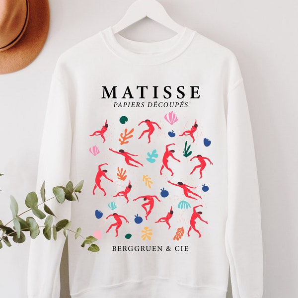 Matisse Sweatshirt, Cut outs - Human Figures, Henri Matisse Dance Inspiriertes Sweatshirt, Vintage Matisse Sweatshirt