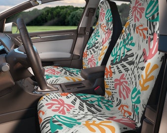 Mattise cut outs pattern car seat covers abstract, Boho Car Accessories,