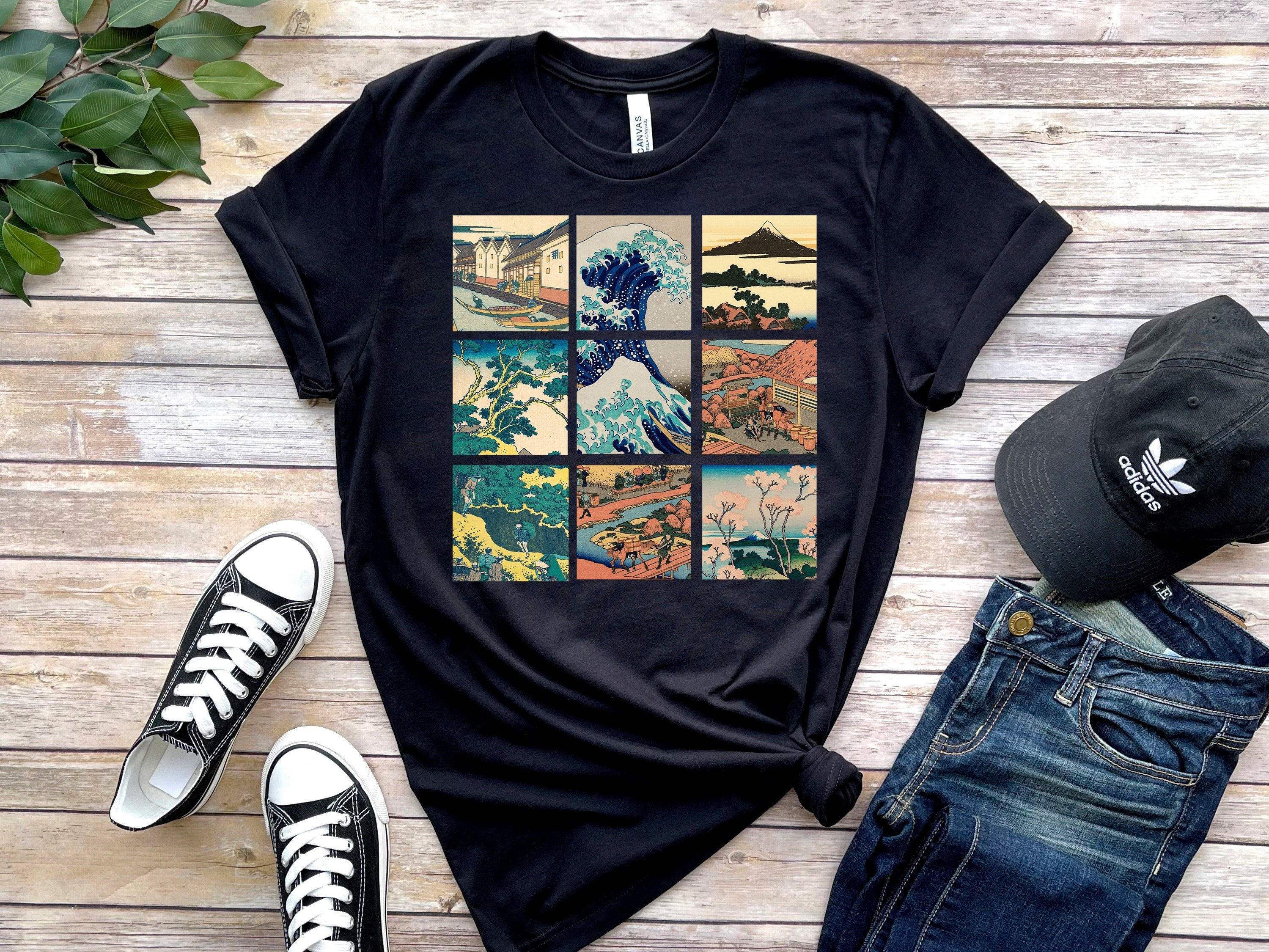 Japanese art shirt - Etsy 日本