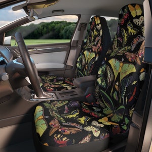 papillons coeur siège d’auto Housses esthétiques Accessoire de voiture