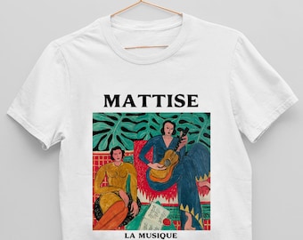 Matisse Painting shirt, Art T-shirt - Cool Aesthetic Tee  Fine Art Unisex Shirt