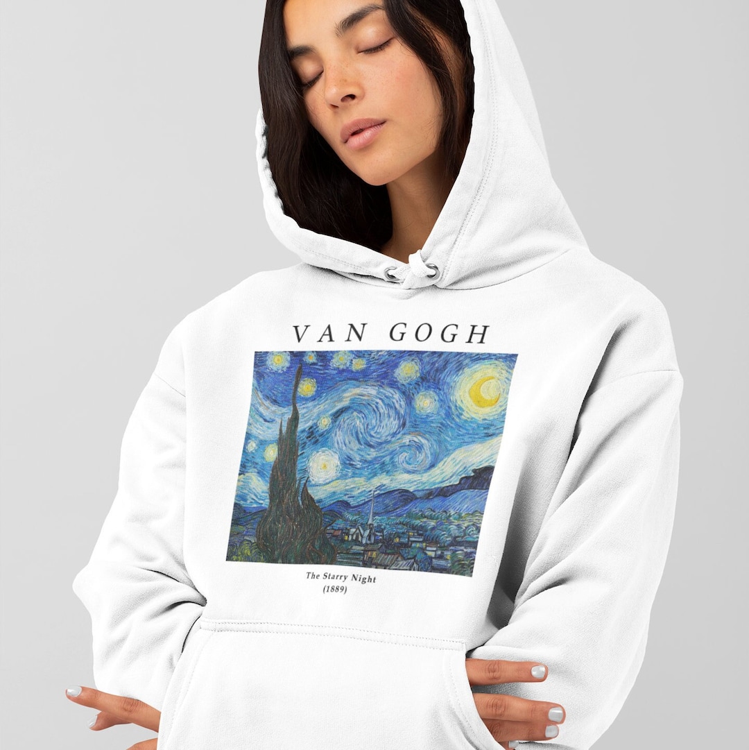 The Starry Night Hoodie by Vincent Van Gogh 1889 Sunflowers Fine