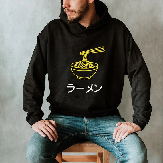 Ramen Hoodie noodle Hoodie Foodie Japanese Aesthetic Hoodie Japan Anime UNISEX Hoodie Etsy