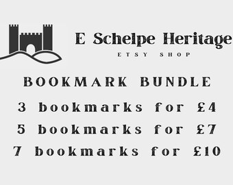 Customisable Bookmark Bundle