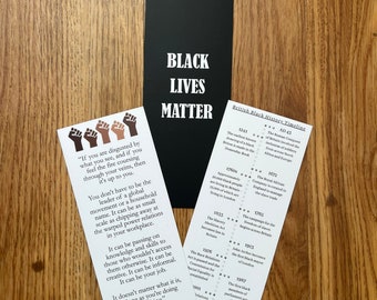 Black Lives Matter Bookmark Set