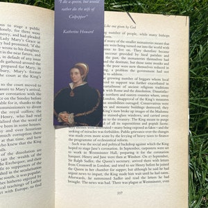 Tudor Queens and Wives of Henry VIII Quote Bookmarks Katherine Howard