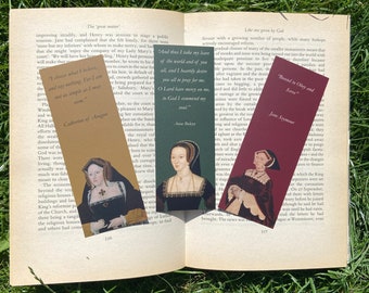 Tudor Queens and Wives of Henry VIII Quote Bookmarks