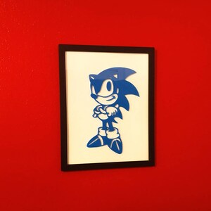 Sonic Wall Stencil 3D Printed