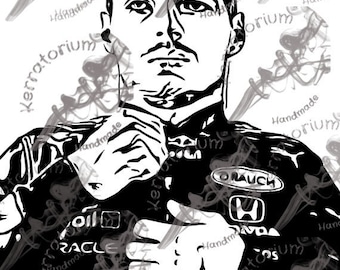 F1レーサー ミカ・ハッキネン 直筆サイン入り 名刺 ※北欧の貴公子 F1