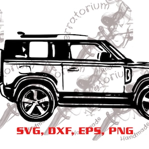 Land Rover Defender / Nuova forma / SVG DXF EPS / Taglia file / Download istantaneo / File Zip